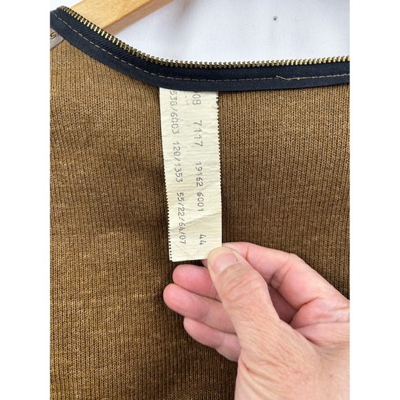 Valmeline Belted Wool Coat Men (EU)44 (US)36-38 Brwn Removable Liner Vtg Germany - Picture 11 of 16